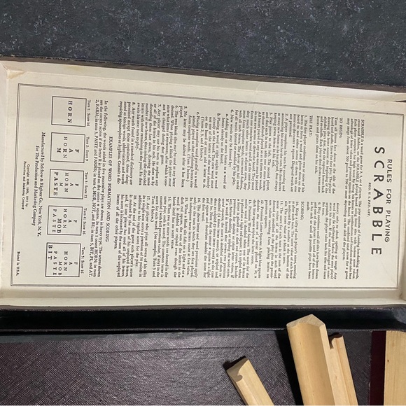 Vintage Scrabble game 1953 - Picture 6 of 7